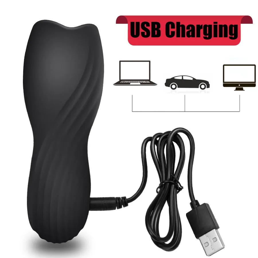 10 Modes Penis Delay Trainer Male Masturbator Vibrator Automatic Oral Climax Massager for Men