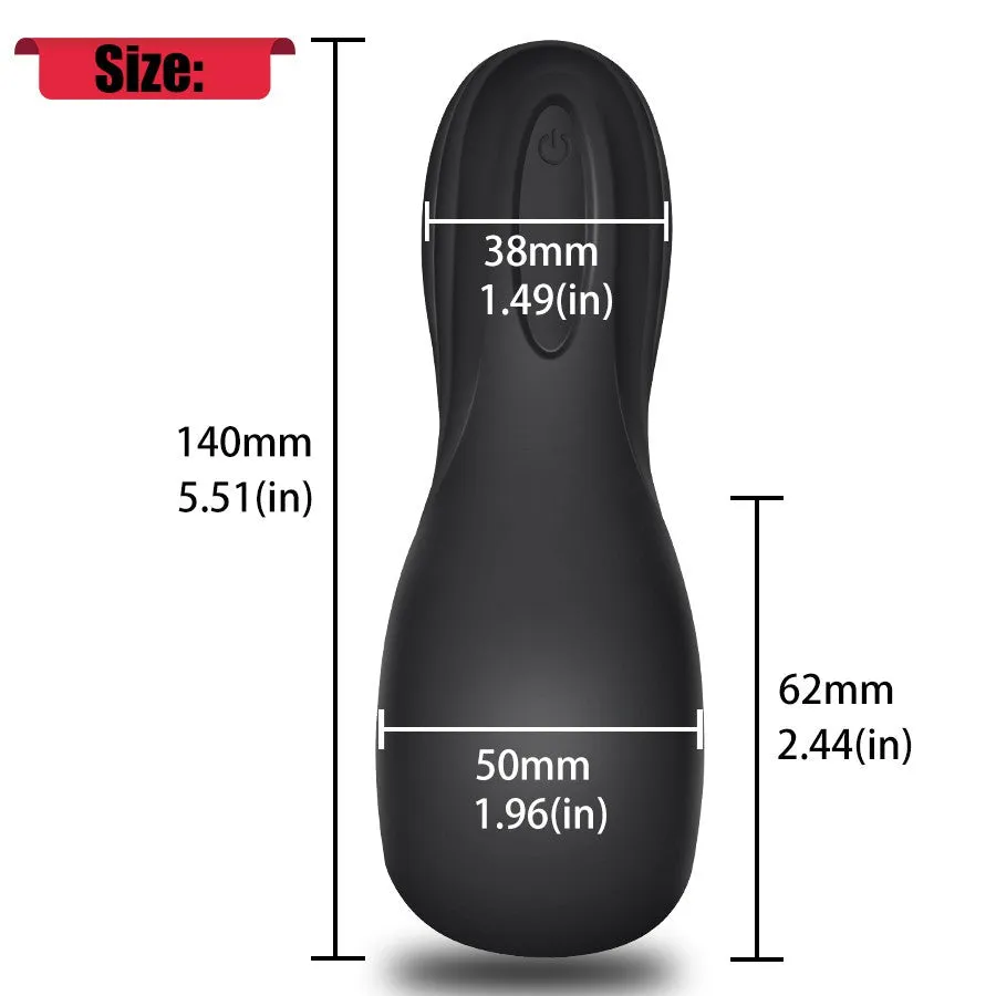 10 Modes Penis Delay Trainer Male Masturbator Vibrator Automatic Oral Climax Massager for Men
