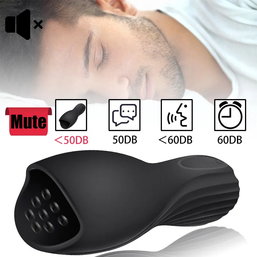 10 Modes Penis Delay Trainer Male Masturbator Vibrator Automatic Oral Climax Massager for Men