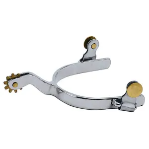 25515-53-06 Weaver Leather Ladies Chrome Plated Roping Rowel Spur