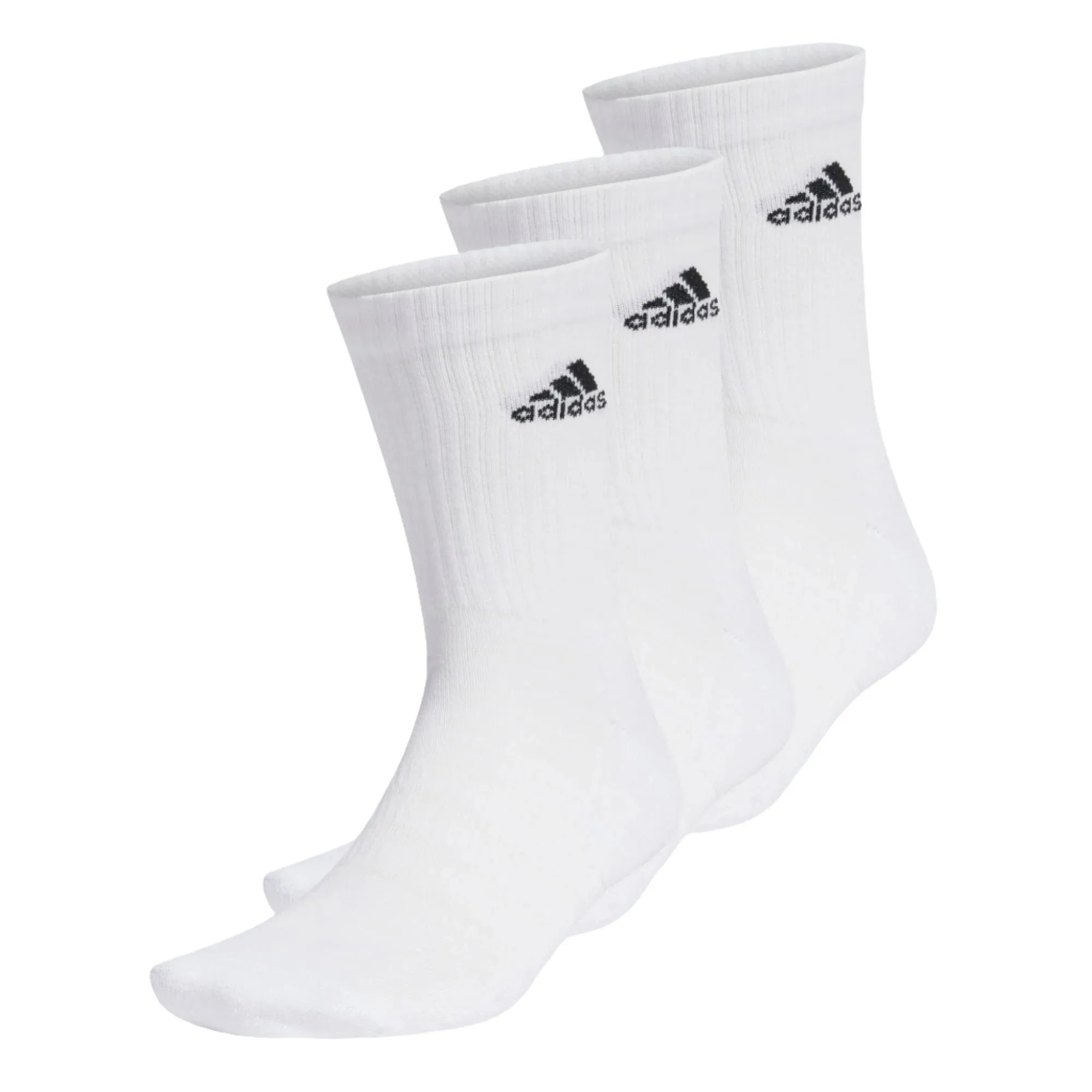 Adidas Cushioned Crew Socks 3-Pack - White