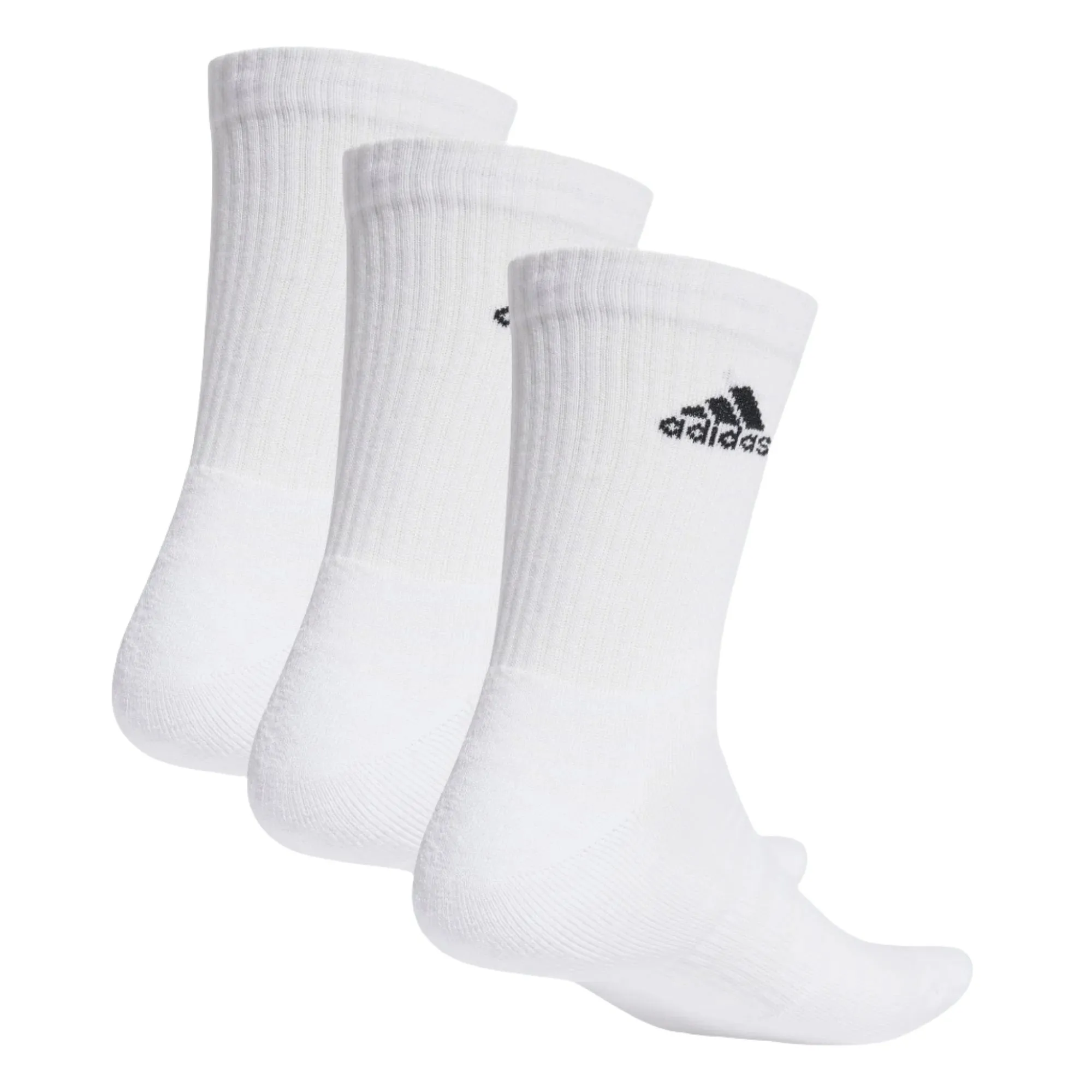 Adidas Cushioned Crew Socks 3-Pack - White