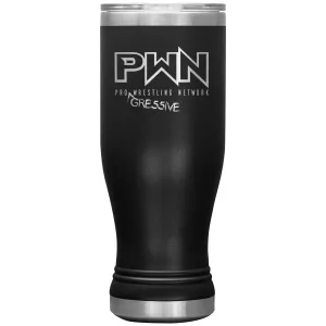 All Nerds Here PWN Progressive Logo 20oz BOHO Vacuum Tumbler