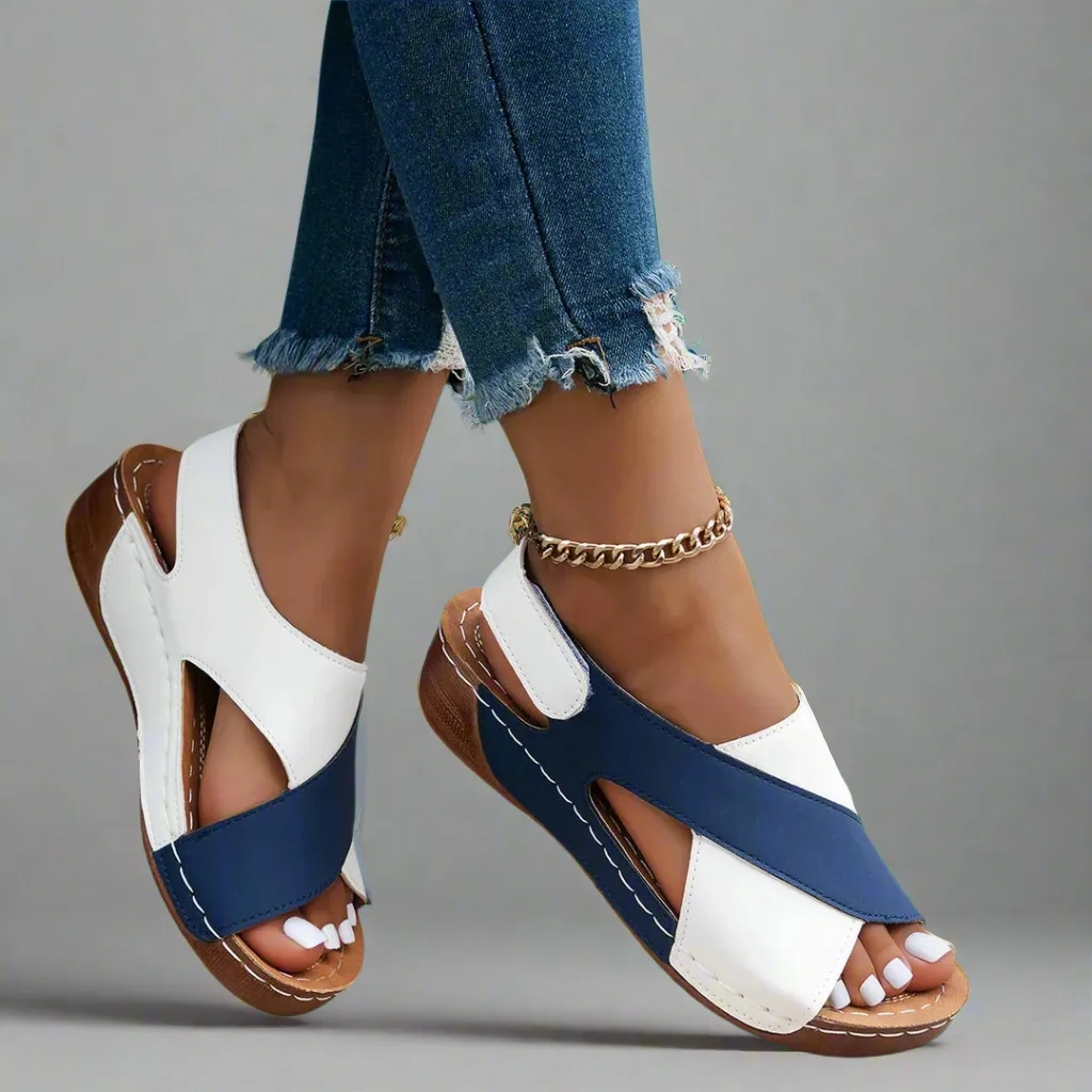 Alwine | Handmade Wedge Sandals made from Premium Material