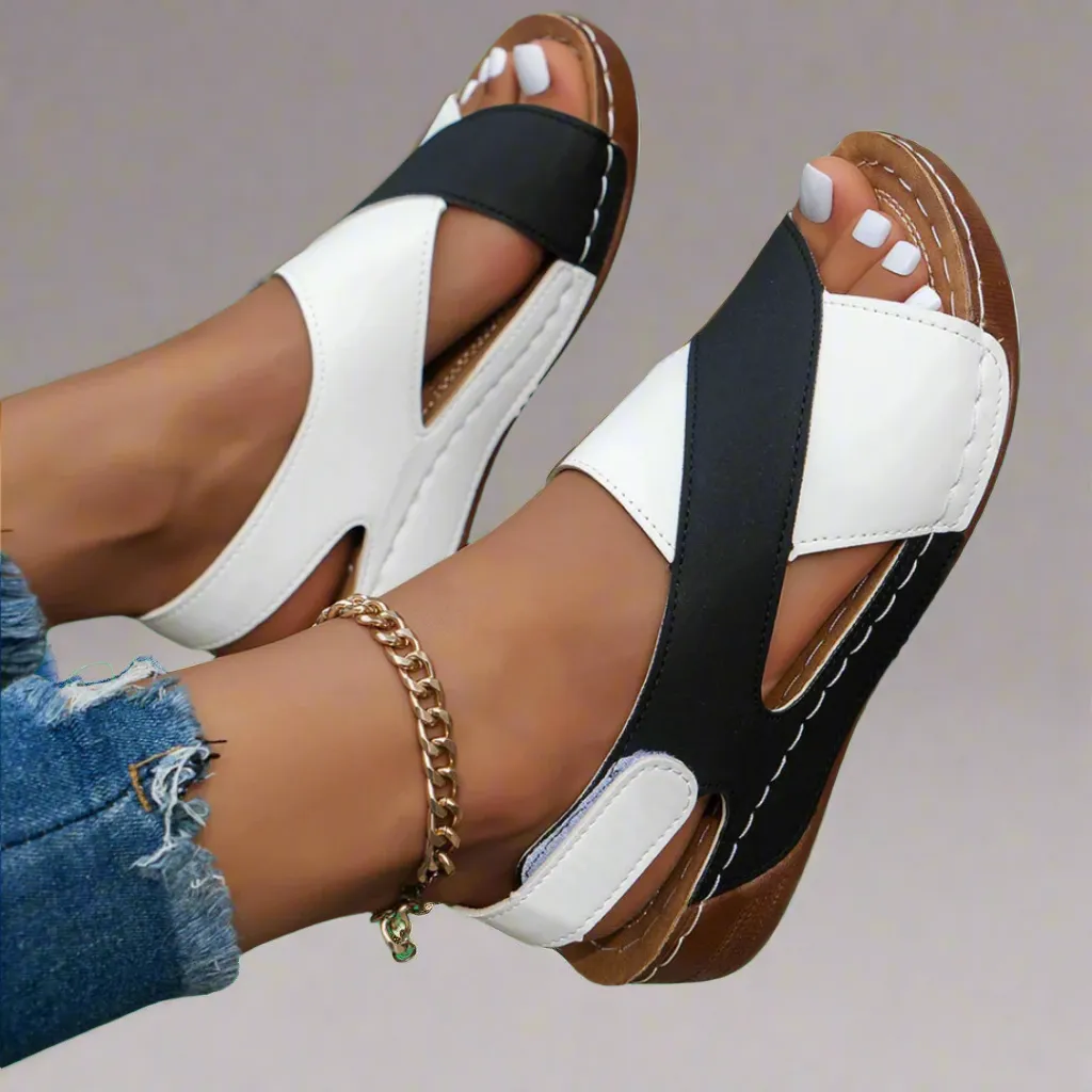 Alwine | Handmade Wedge Sandals made from Premium Material
