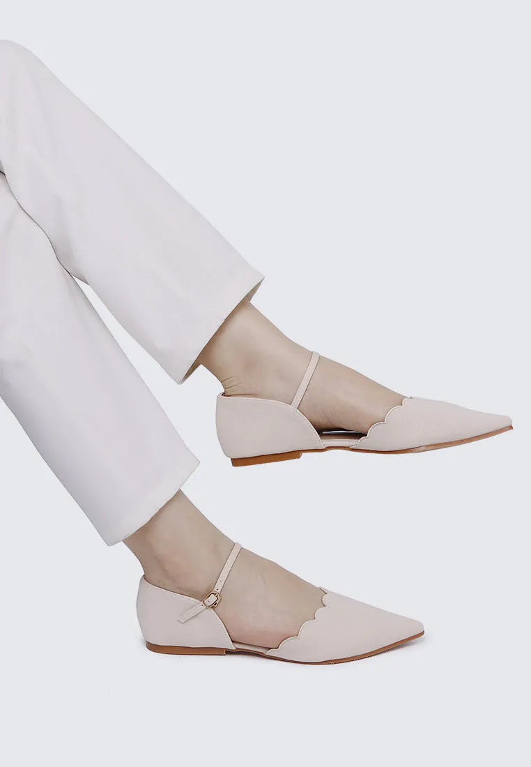 Azzurra Comfy Ballerina In Nude