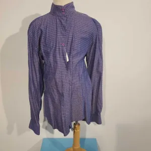 Blue with Pink Checker Hunt Shirt