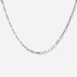 Bold Belcher Silver Necklace