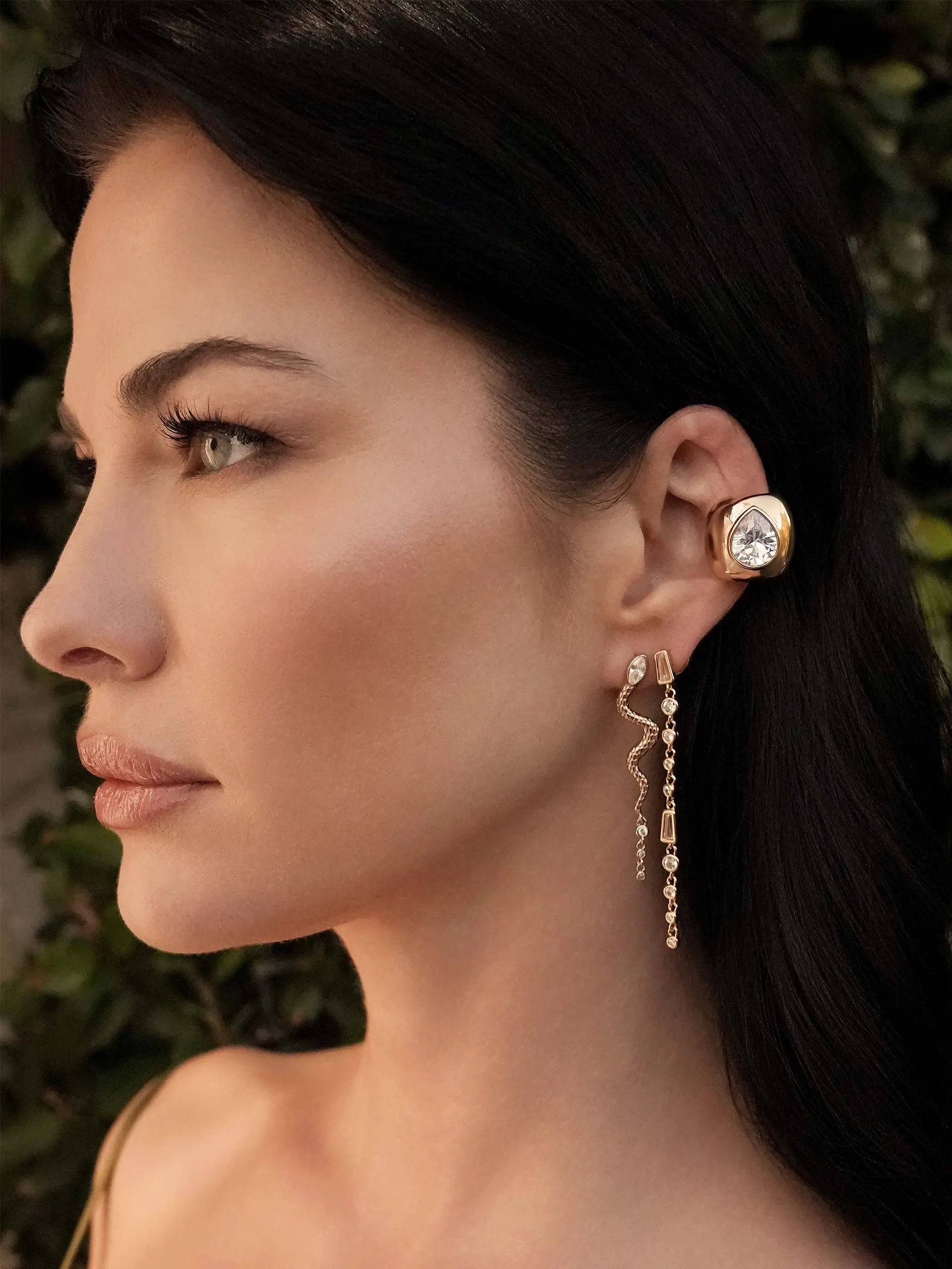 Bold Crystal Ear Cuff