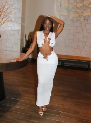 BOLD CUT OUT SET - WHITE