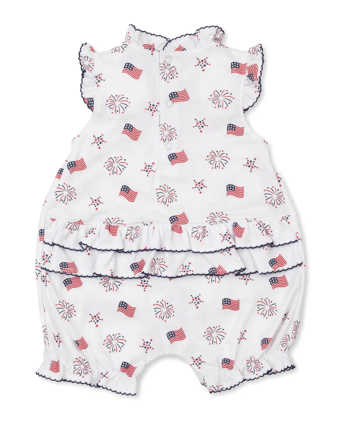 Bold Stripes & Bright Stars Ruffle Playsuit