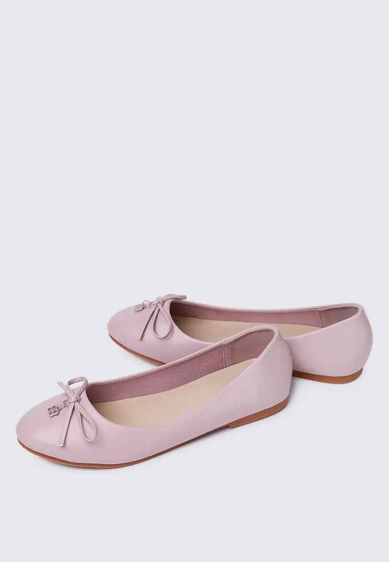 Briony Comfy Ballerina In Pink