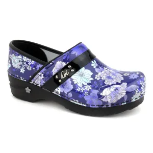 Butterfly Melody Women's Clog in Blue