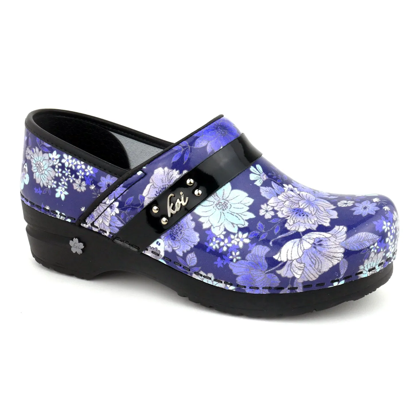 Butterfly Melody Women's Clog in Blue