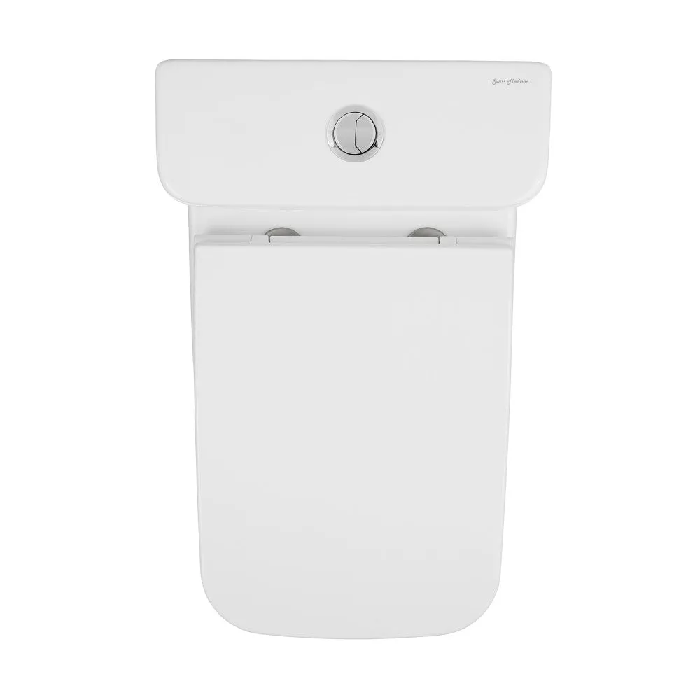 Carre One-Piece Square Toilet Dual-Flush 1.1/1.6 gpf with 10" Rough-In