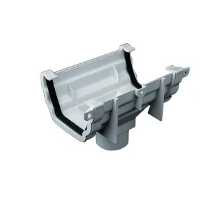 Cascade Gutter Running Outlet Black