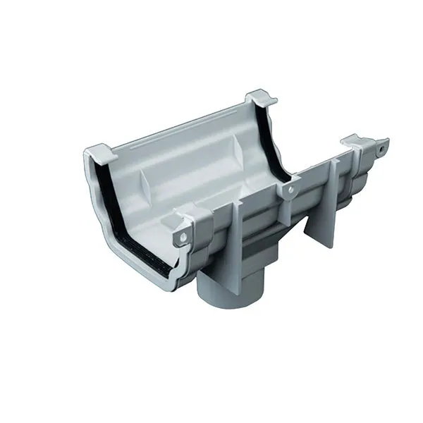 Cascade Gutter Running Outlet Black
