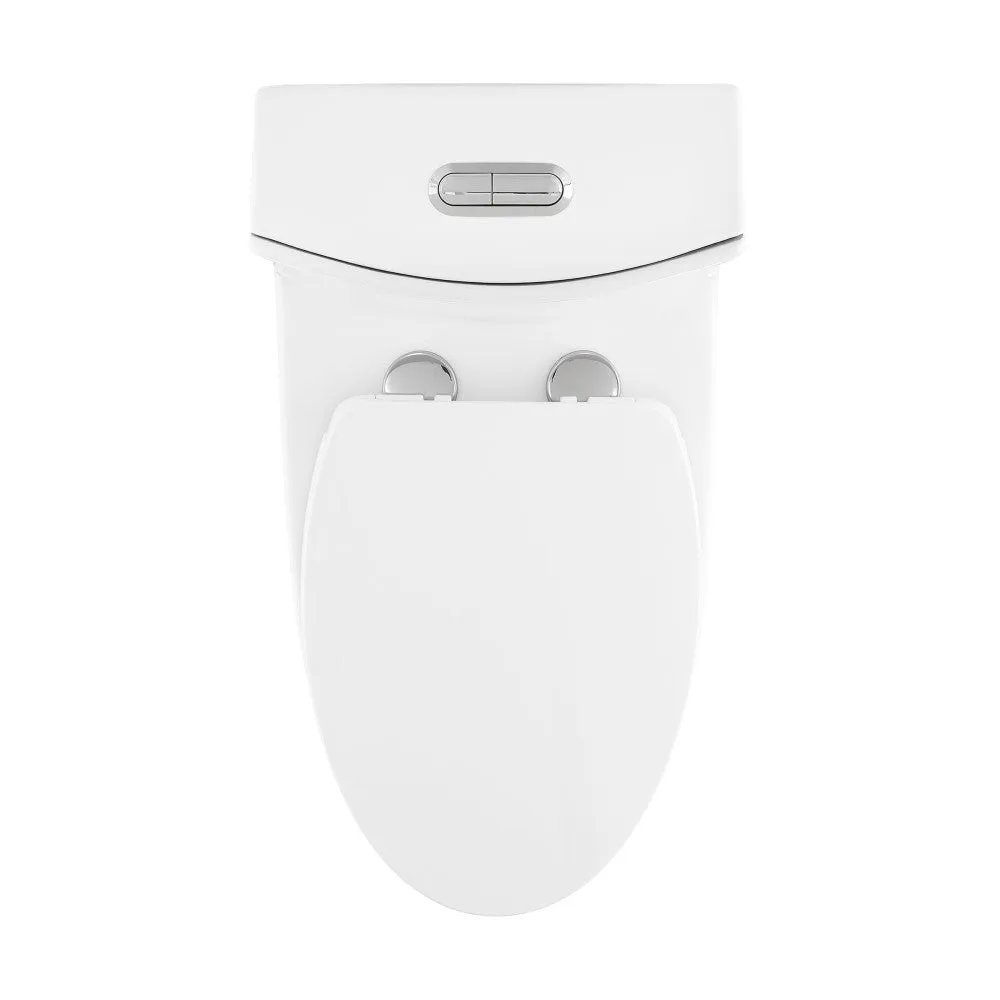 Cascade II One Piece Elongated Toilet Dual Flush 1.1/1.6 gpf