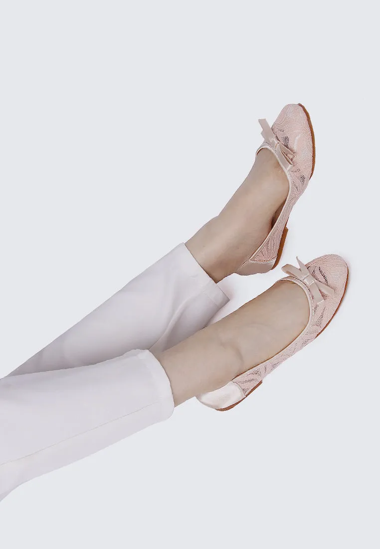 Cecelia Comfy Ballerina In Blush
