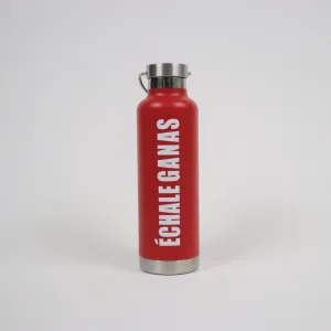 Échale Ganas Bottle - Matte Red