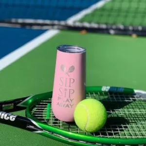 Champagne Beverage Tumbler - Sip Sip Play Away!