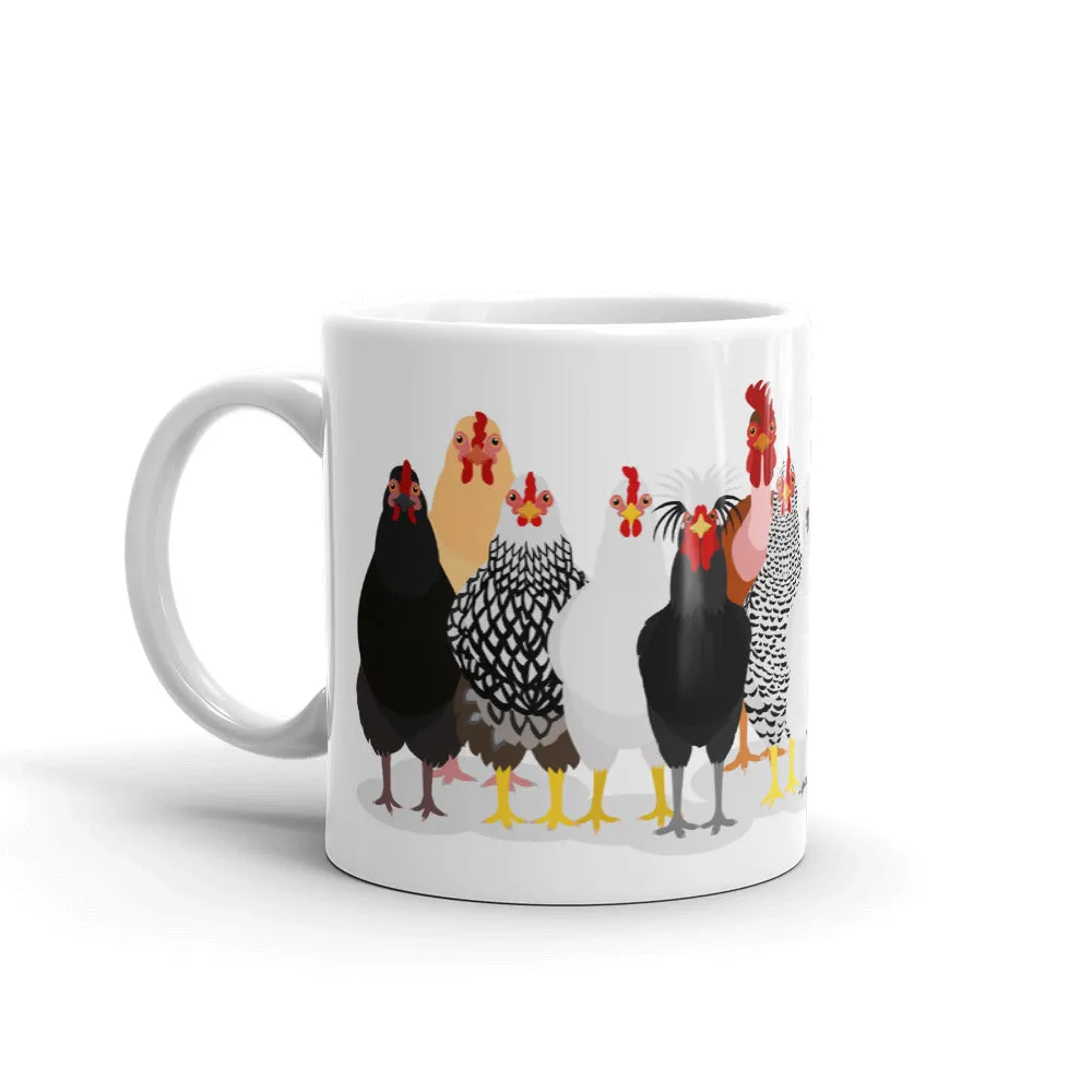 Chicken Lineup Mug