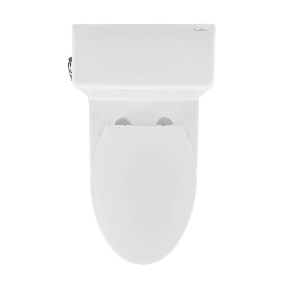 Classe Two-Piece Elongated Left Side Flush Handle Toilet 1.28 gpf