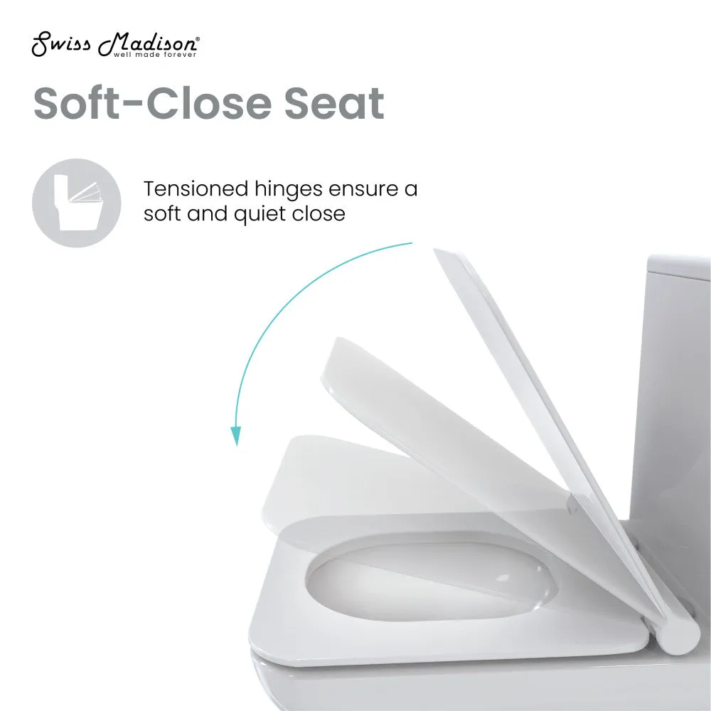 Concorde One-Piece Square Toilet, 14" Rough-In 1.1/1.6 gpf