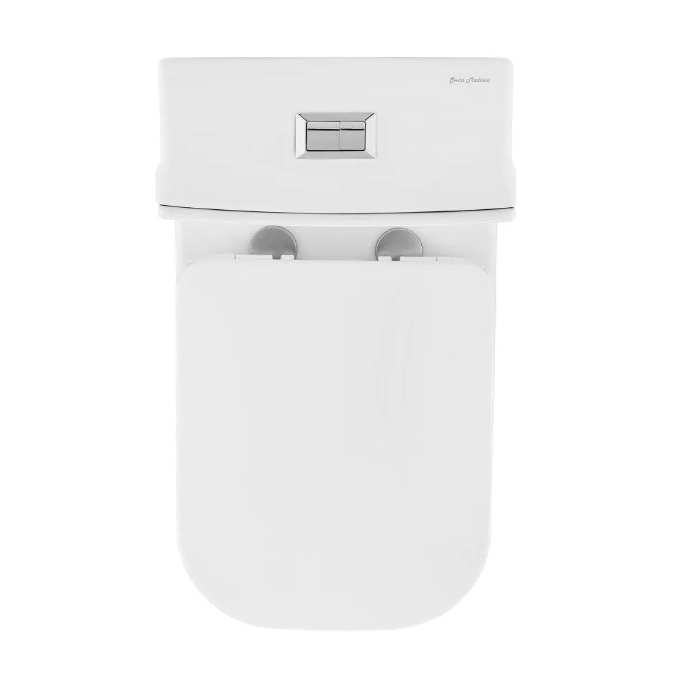 Concorde One Piece Square Toilet Dual Flush 1.1/1.6 gpf with 10" Rough In