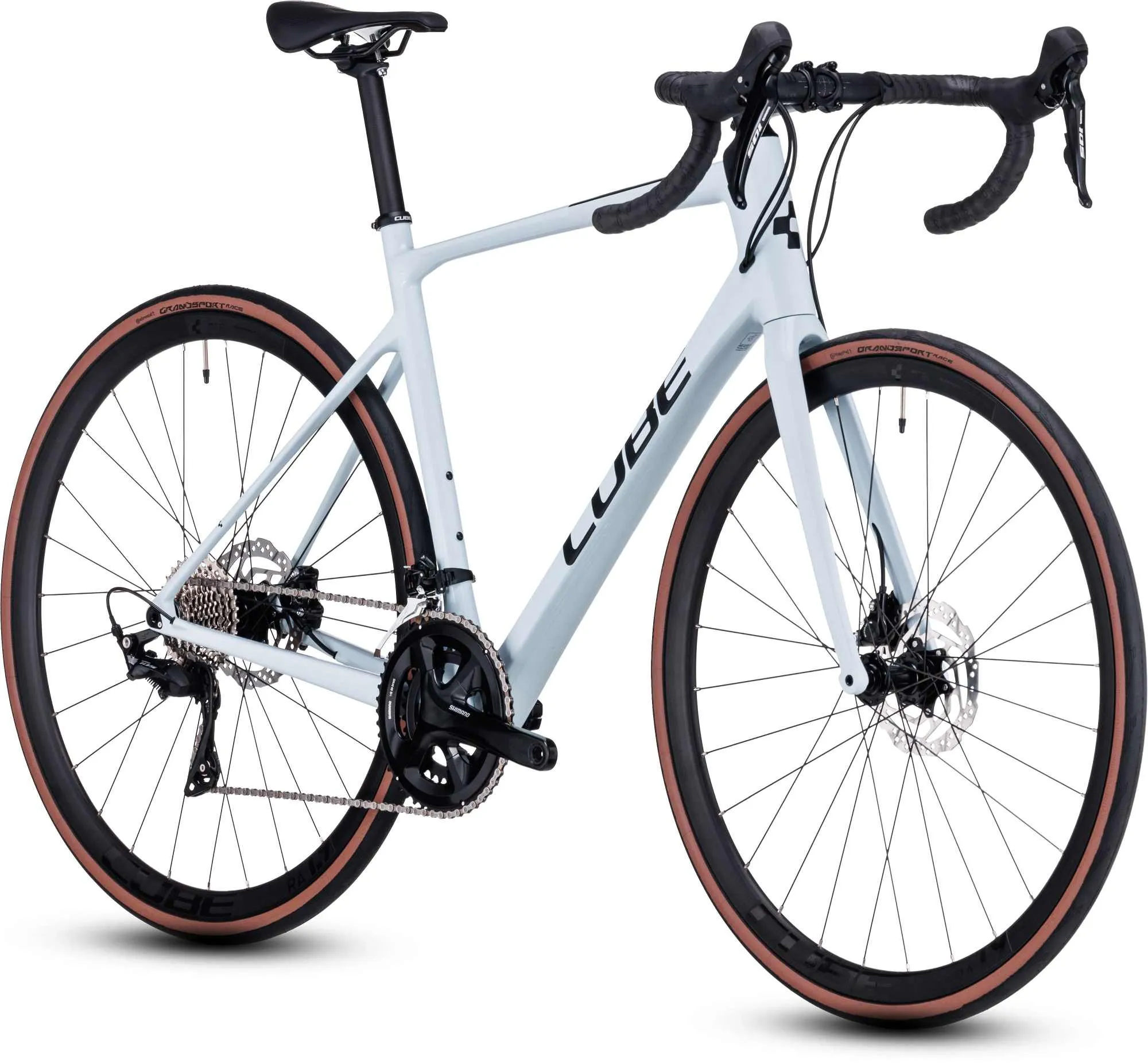 CUBE ATTAIN GTC RACE FLASHWHITE/BLACK