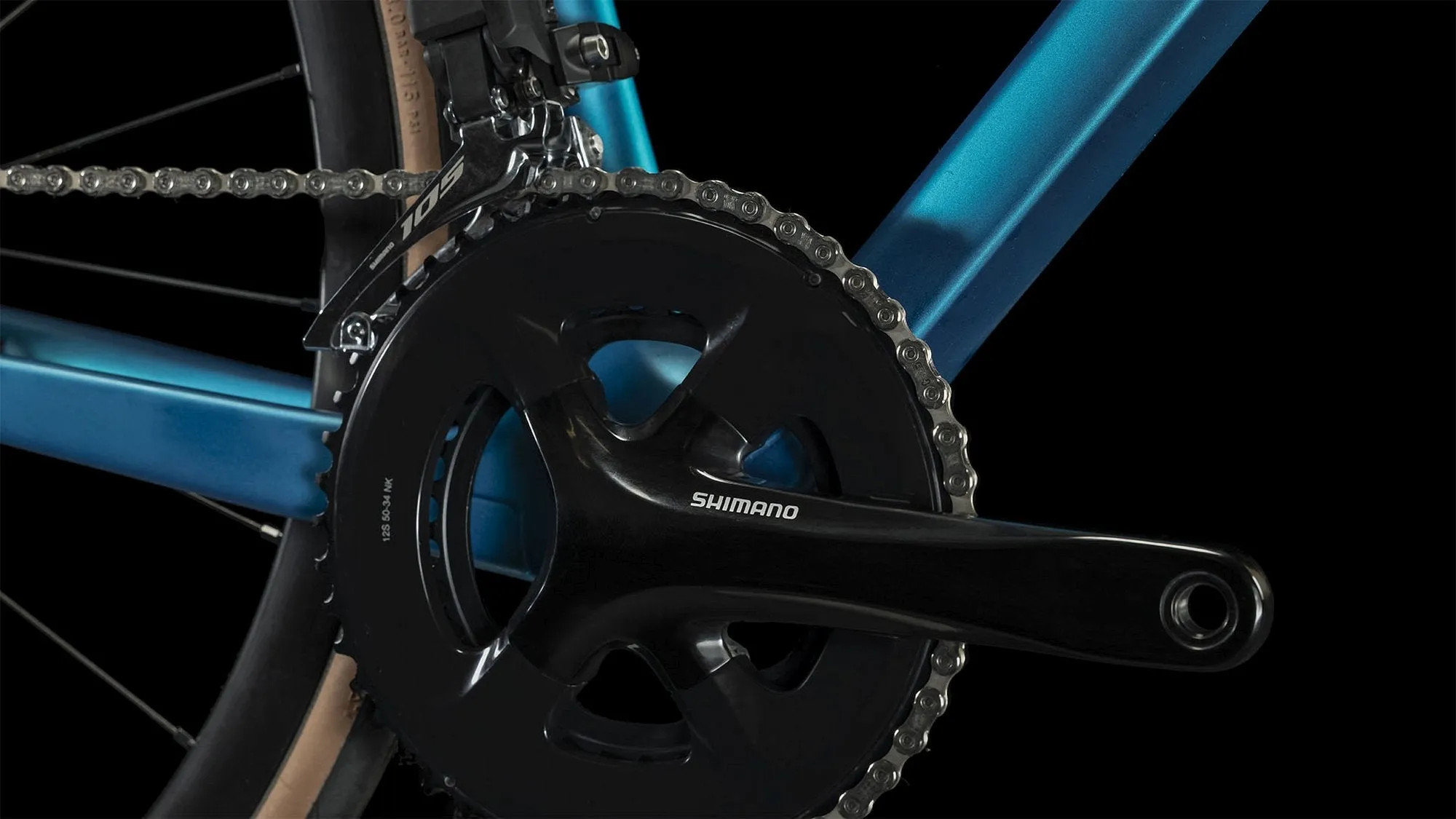 CUBE ATTAIN GTC SLX FROZENTEAL/BLACK