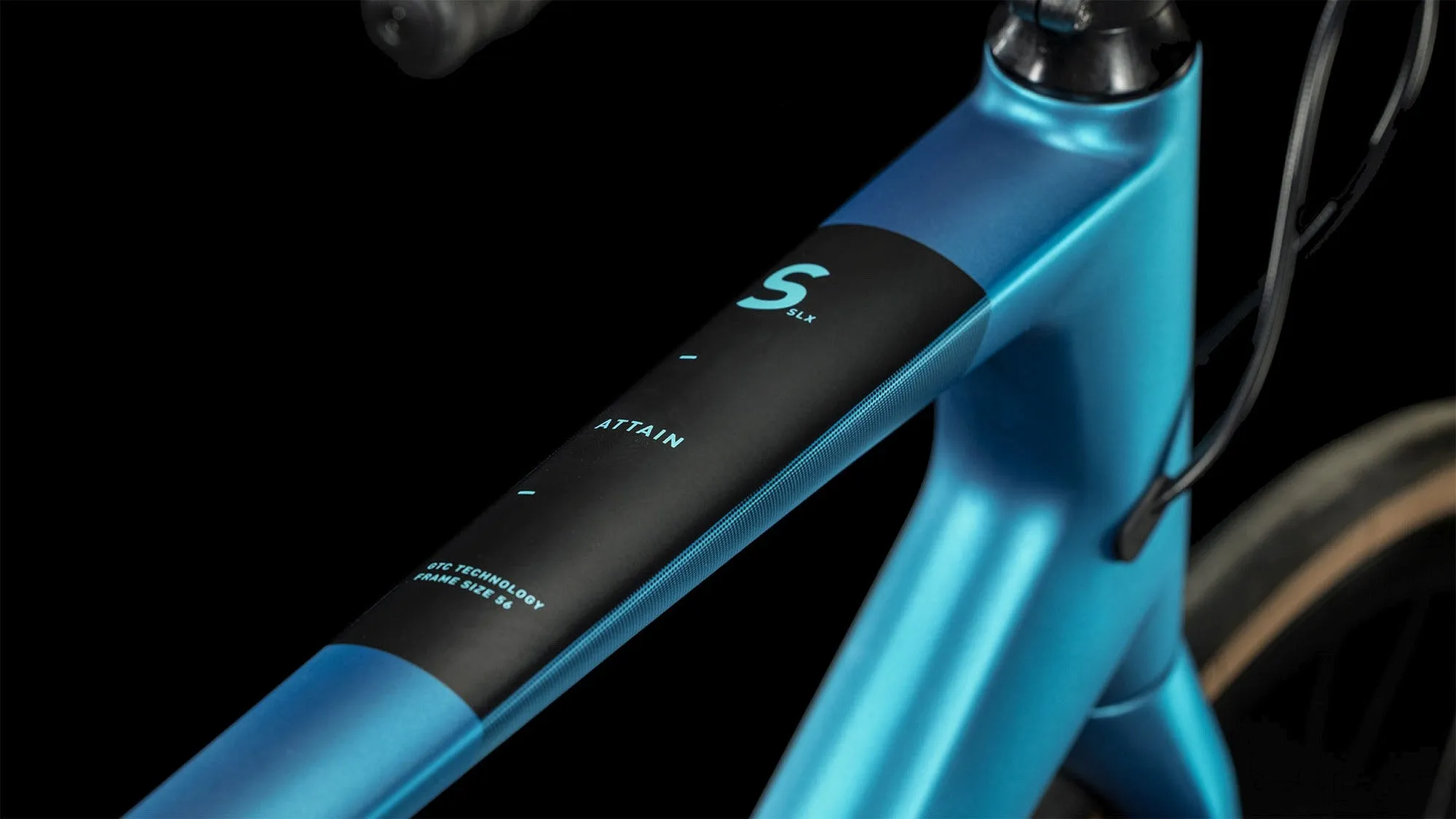 CUBE ATTAIN GTC SLX FROZENTEAL/BLACK