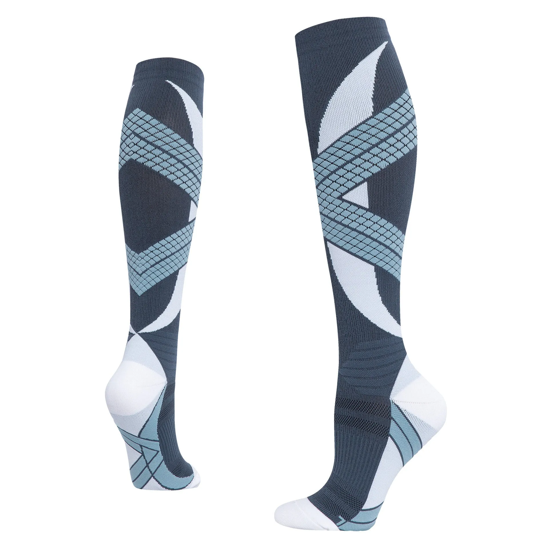Cushioned Compression Running Over The Calf Socks | 1 Pair