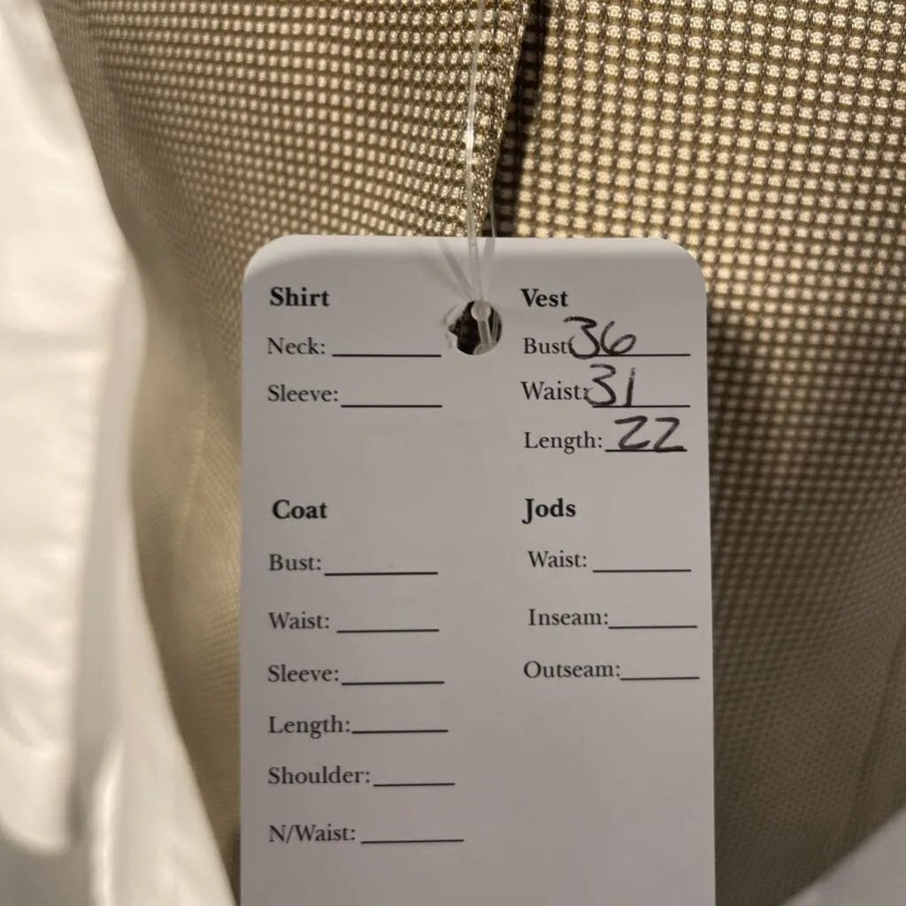 Custom Tan Vest