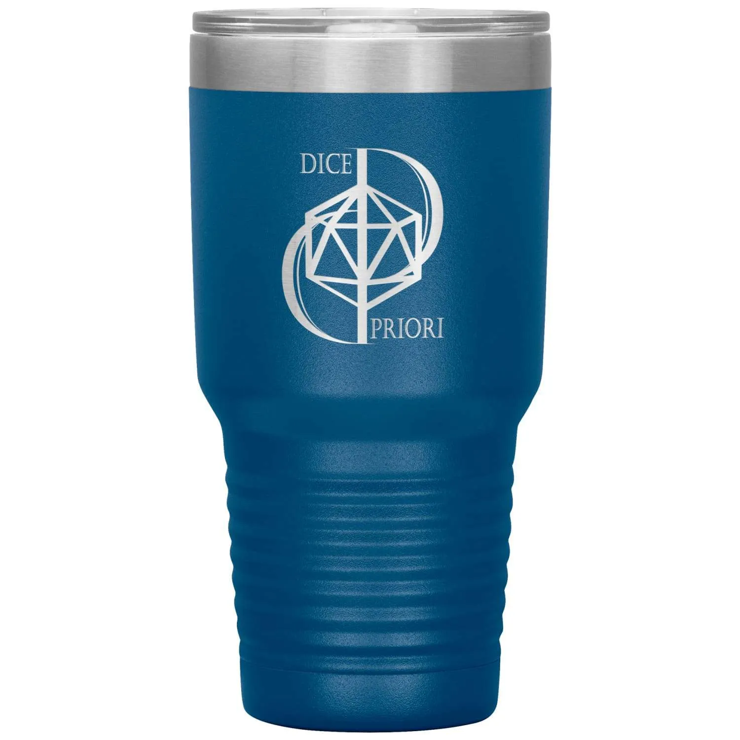Dice Priori D20 Focus Text Logo 30oz Vacuum Tumbler