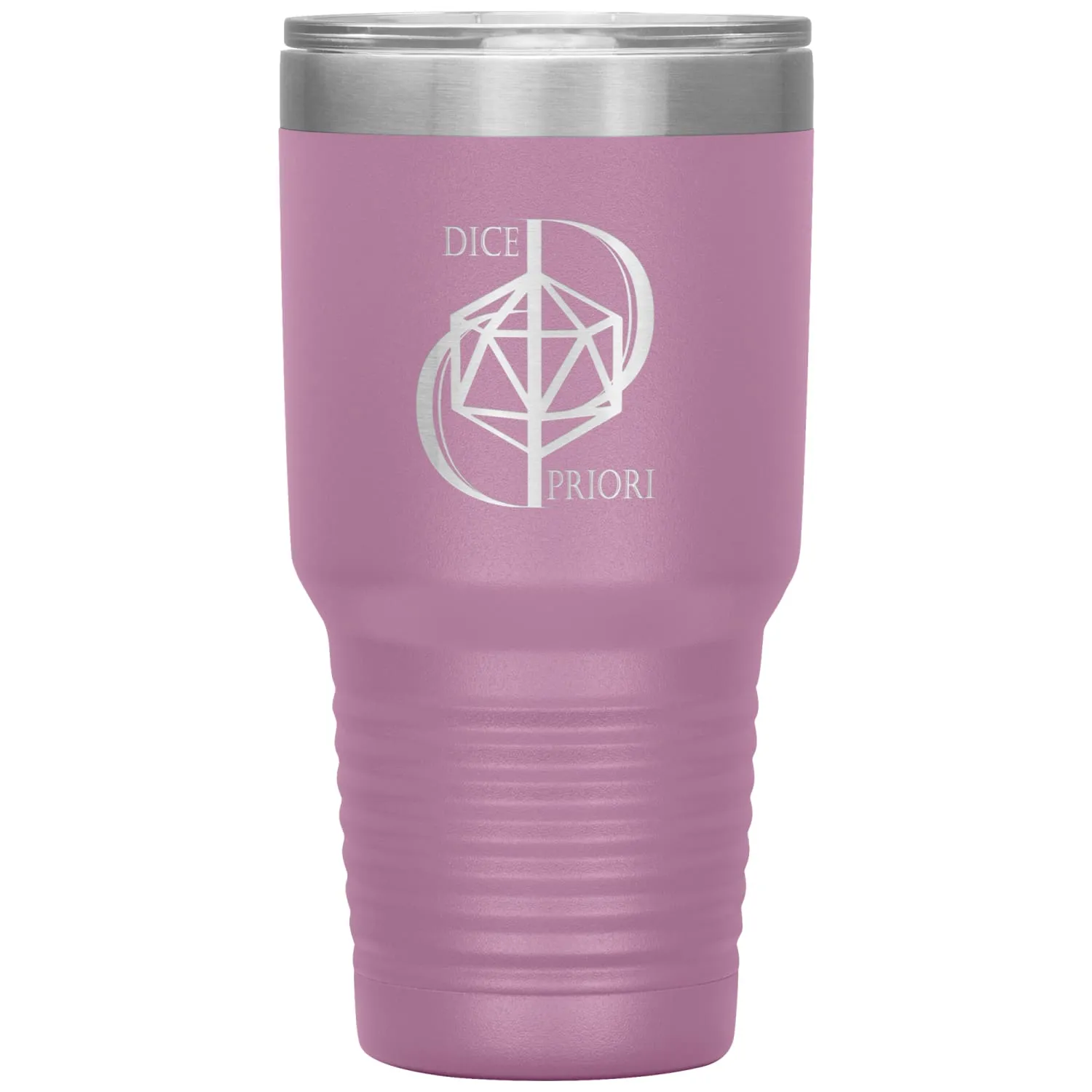 Dice Priori D20 Focus Text Logo 30oz Vacuum Tumbler