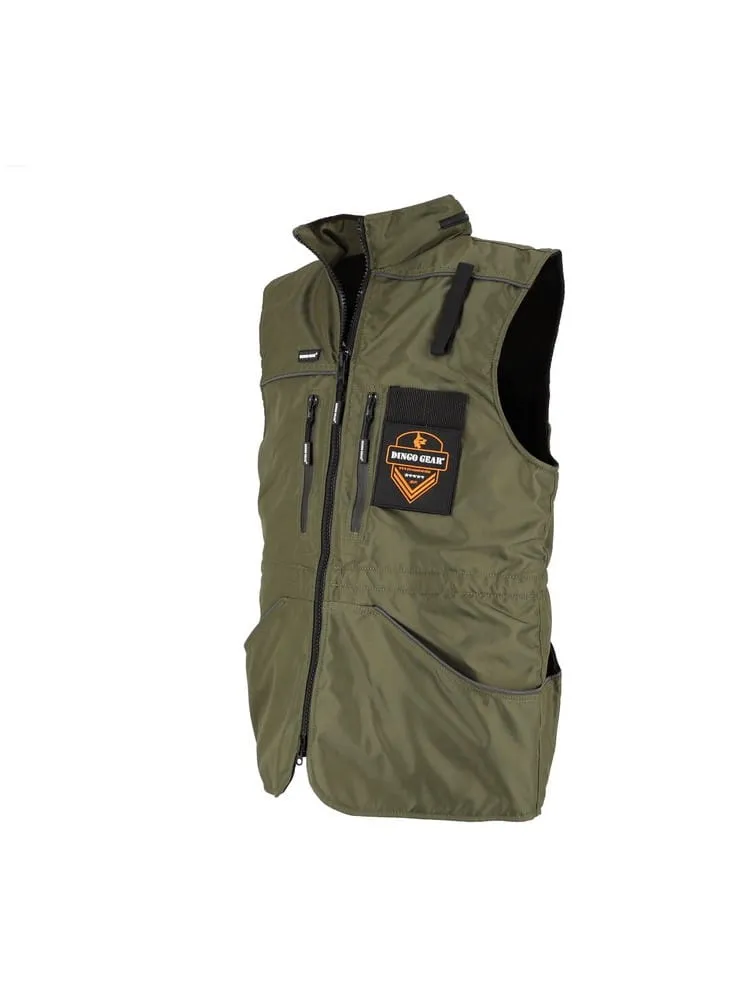 Dingo Gear All-season Training Vest with Hood - Green