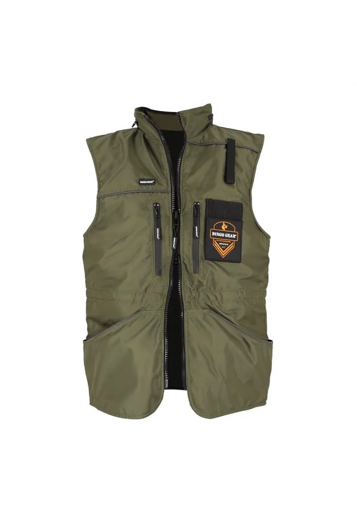 Dingo Gear All-season Training Vest with Hood - Green