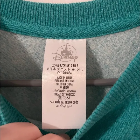 Disneyland Sweater with Colorful Logo on Front