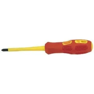 Draper Vde Approved Fully Insulated Cross Slot Screwdriver, No.2 X 100Mm (Sold Loose) Dr-69226