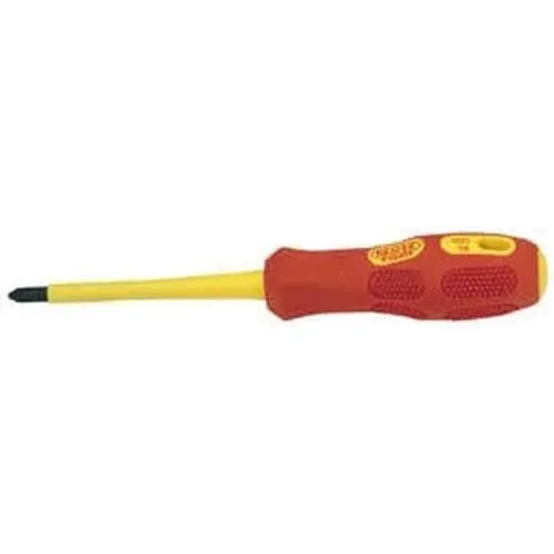 Draper Vde Approved Fully Insulated Cross Slot Screwdriver, No.2 X 100Mm (Sold Loose) Dr-69226