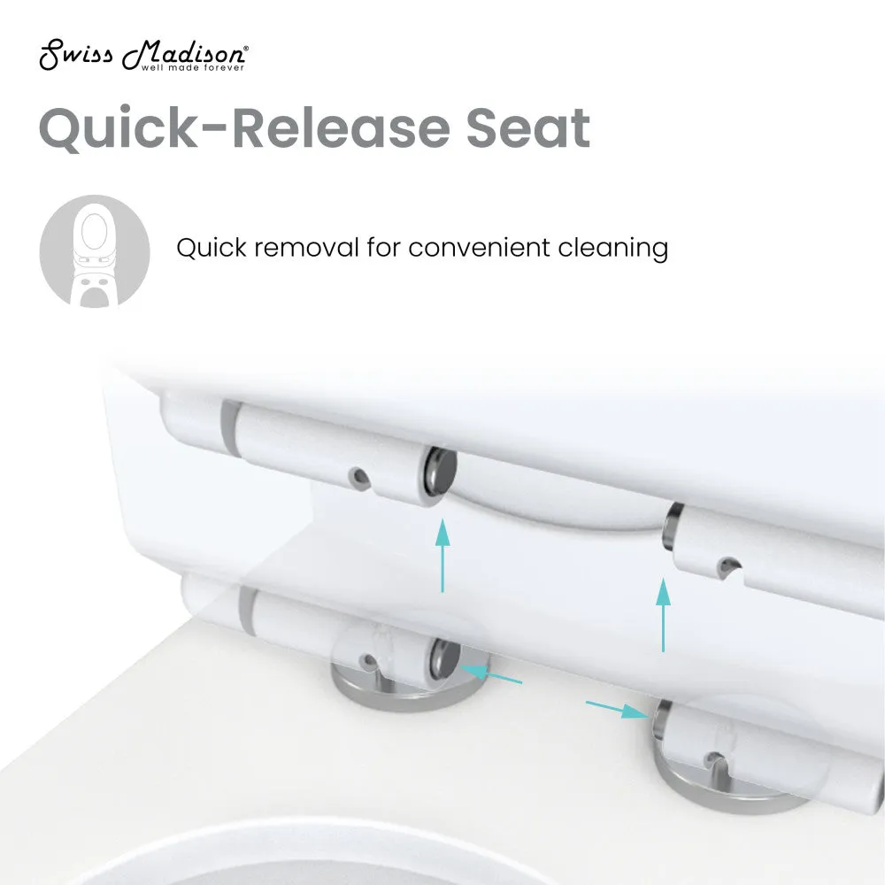 Dreux High Efficiency One-Piece Elongated Toilet with 0.8 GPF Water Saving Patented Technology