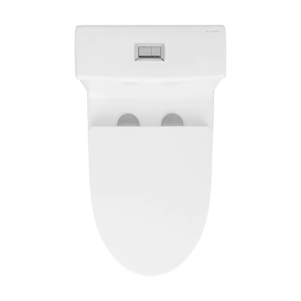 Dreux One Piece Elongated Dual Flush Toilet with 0.95/1.26 GPF