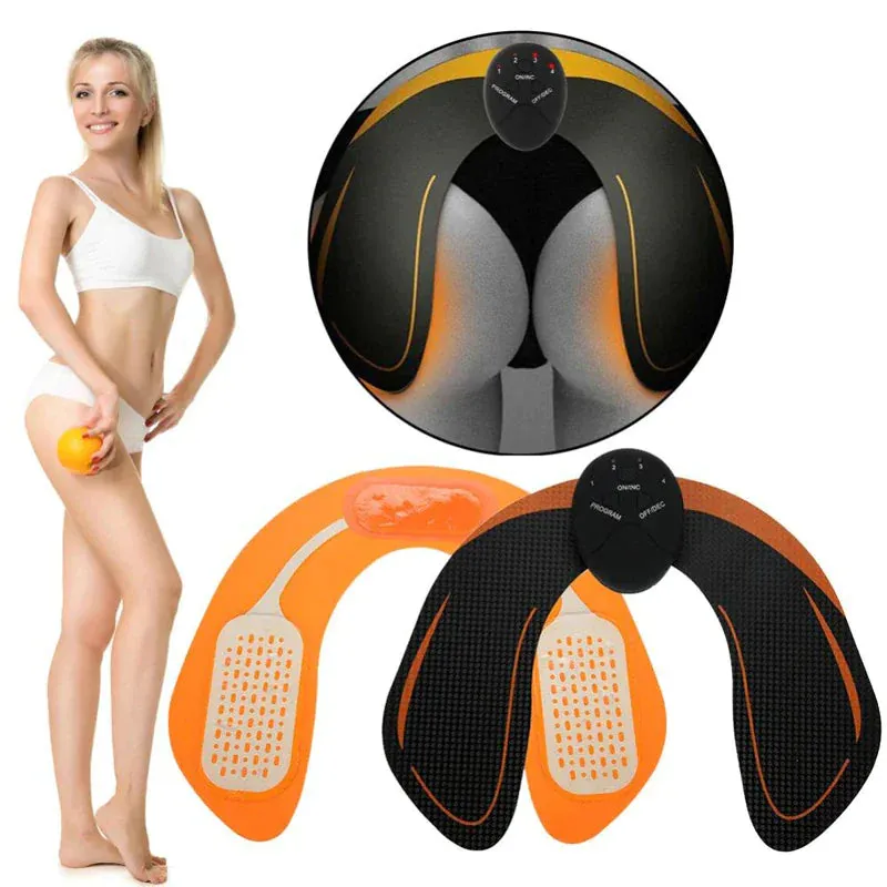 EMS Abdominal Muscle Trainer - Portable 6 Mode Device with 10 Intensity Levels for Abs, Arms, and Hips