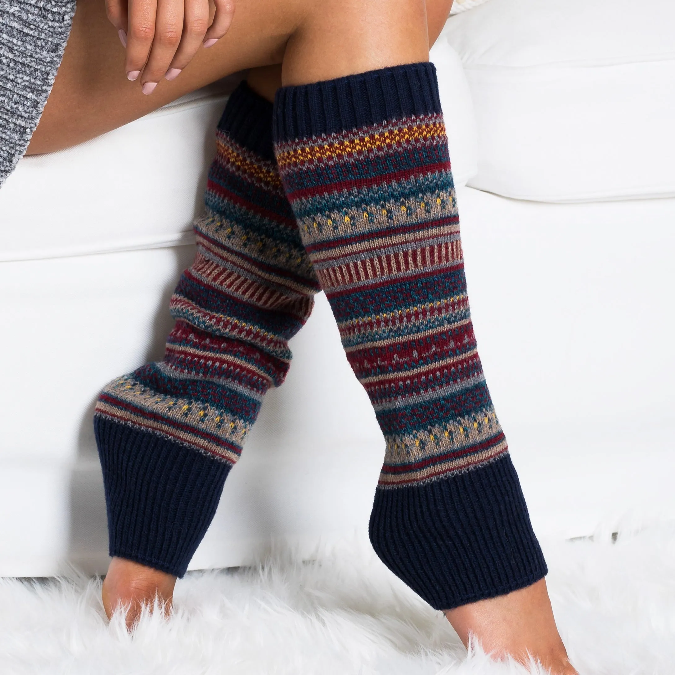 Fairisle Leg Warmers