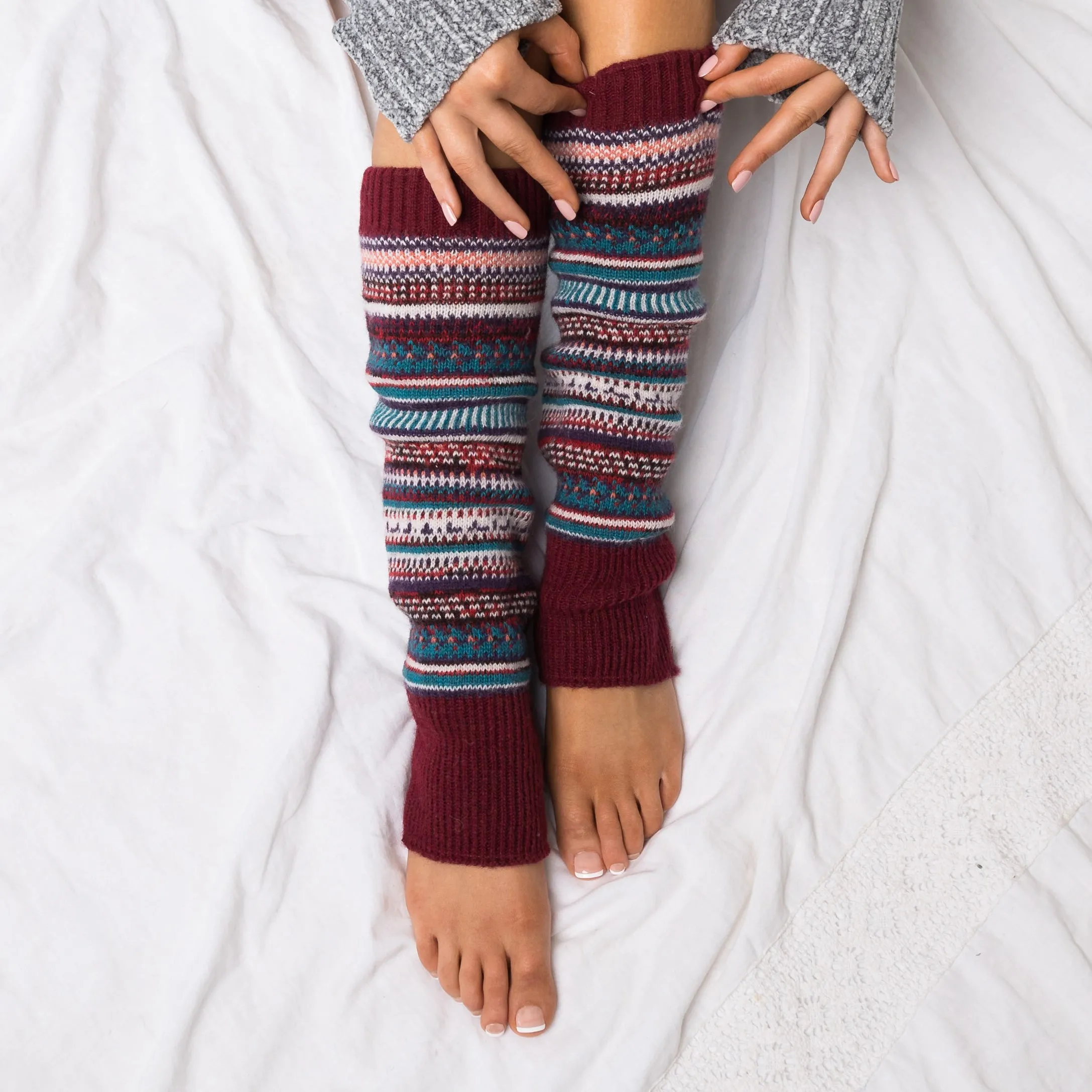 Fairisle Leg Warmers