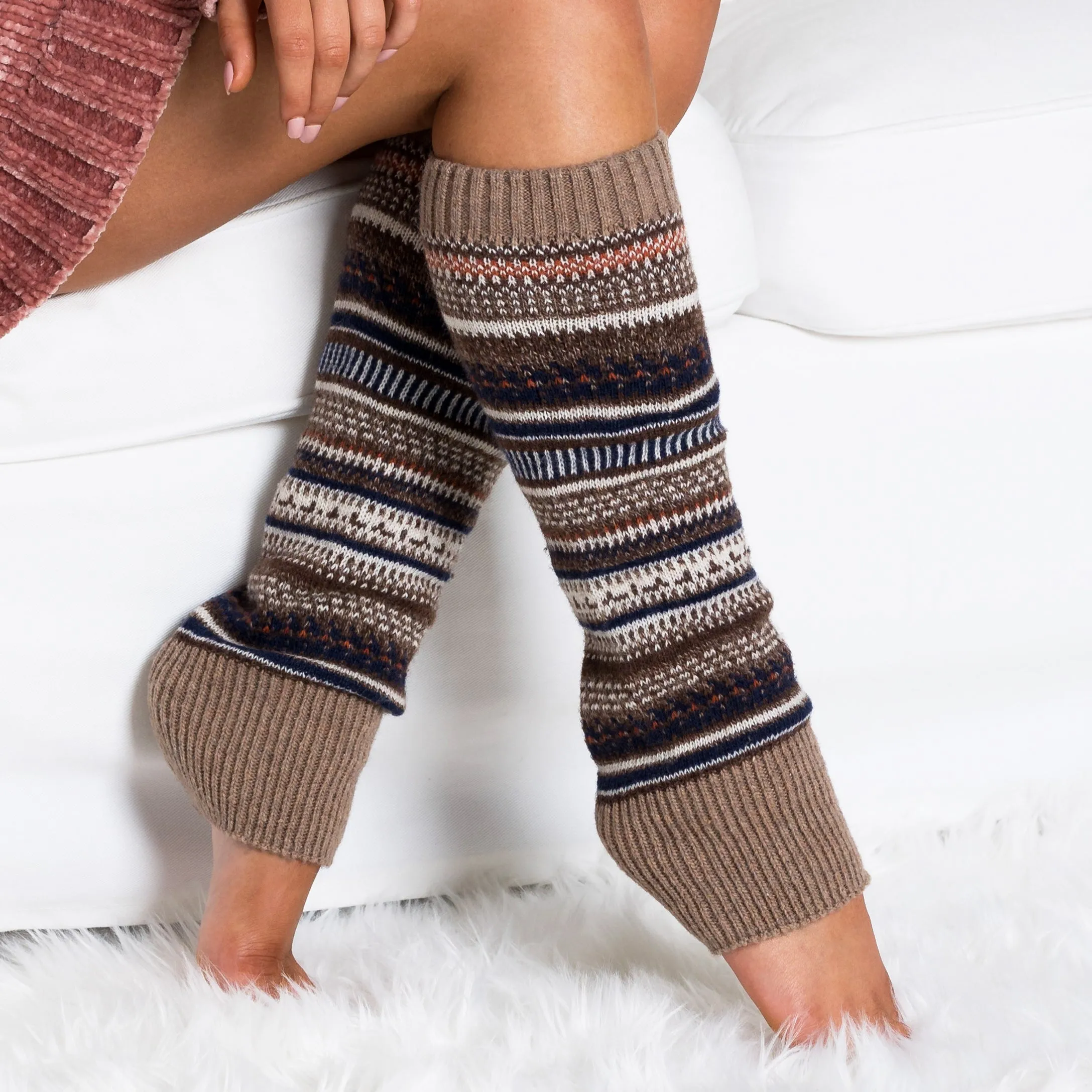 Fairisle Leg Warmers