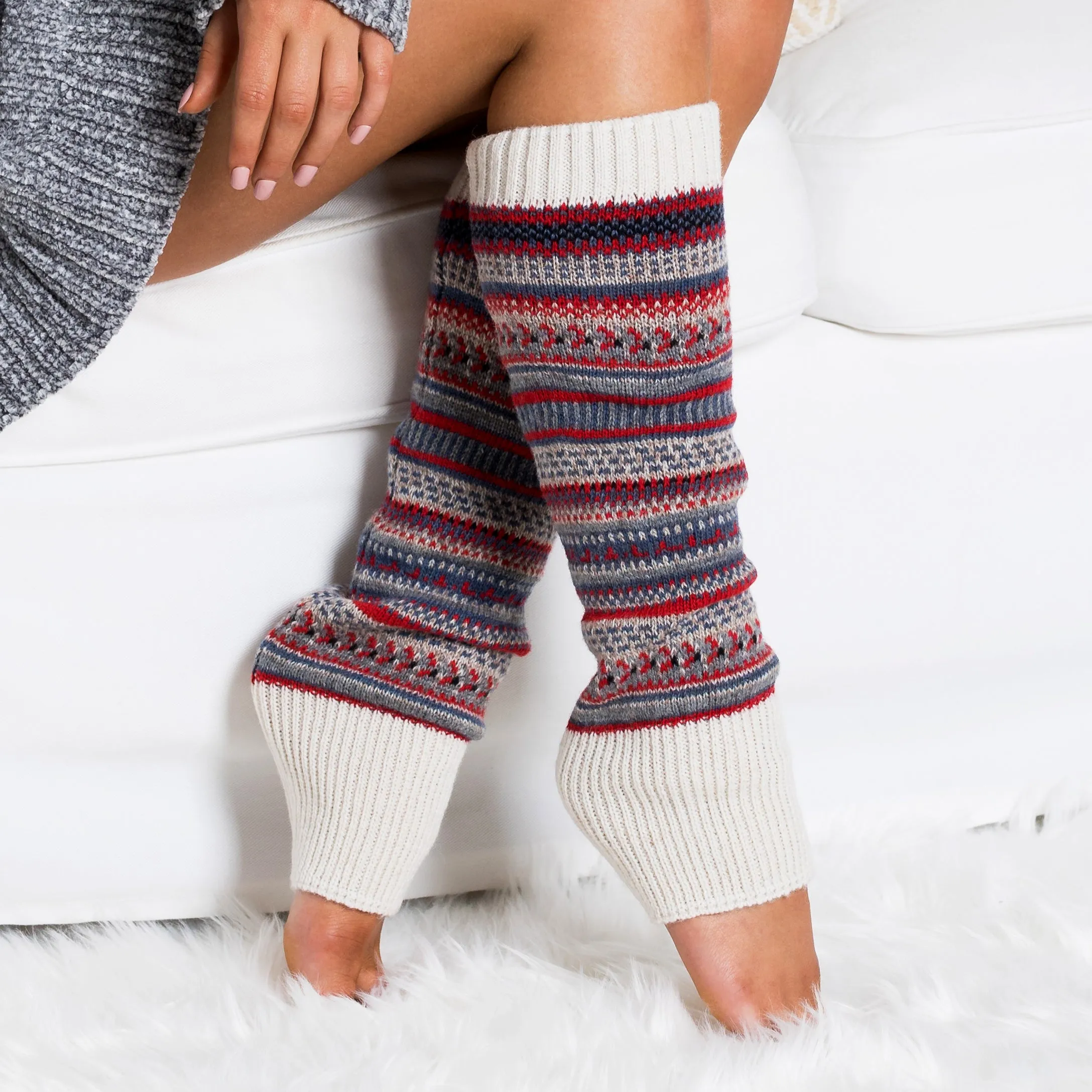 Fairisle Leg Warmers