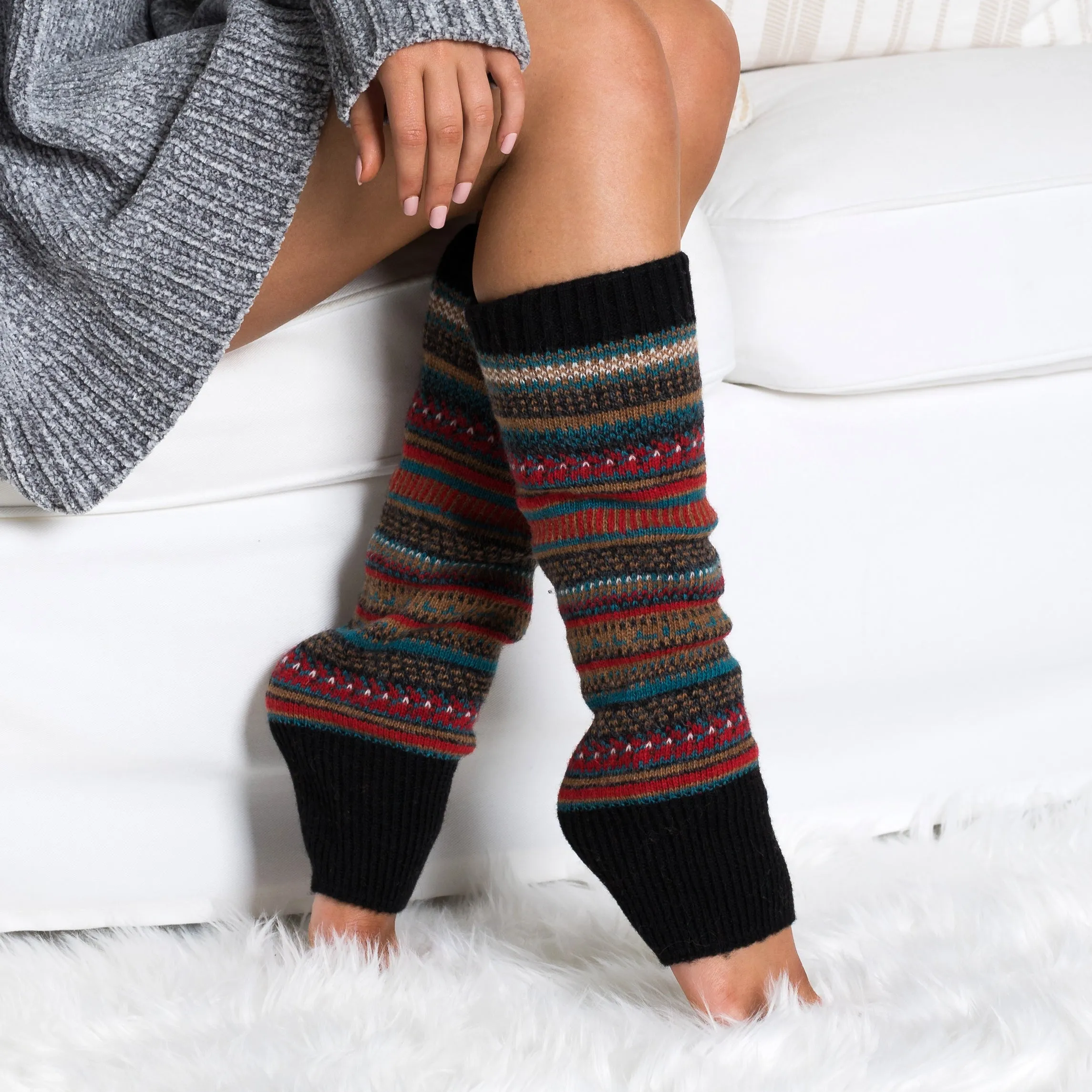 Fairisle Leg Warmers