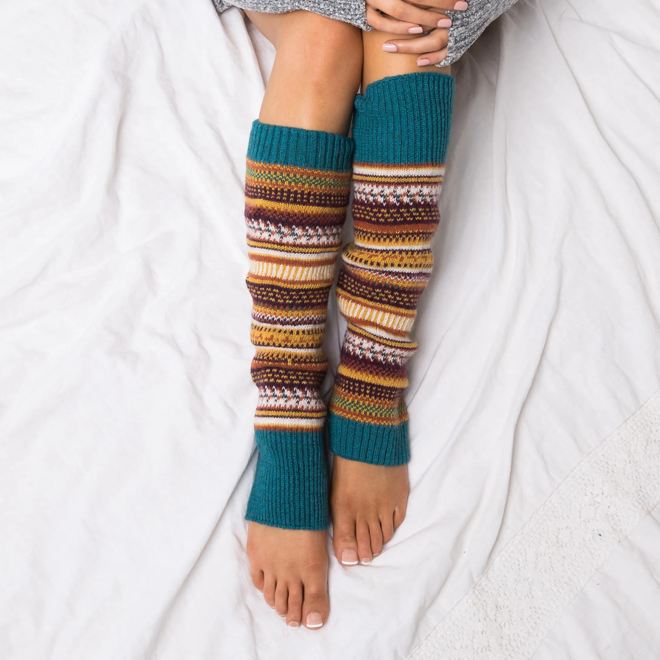 Fairisle Leg Warmers